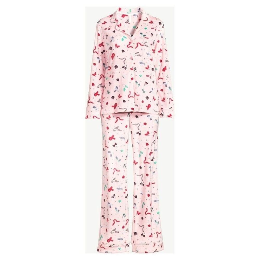 Set of Pink Velour Joy Spun Pajamas size 2XL / XXL